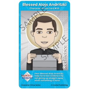 Blessed Alojs Andritzki Character Virtue Card