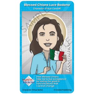 Blessed Chiara Luce Badano Character Virtue Card