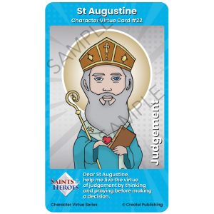 St Augustine Character Virtue Card