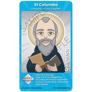 St Columba Character Virtue Card